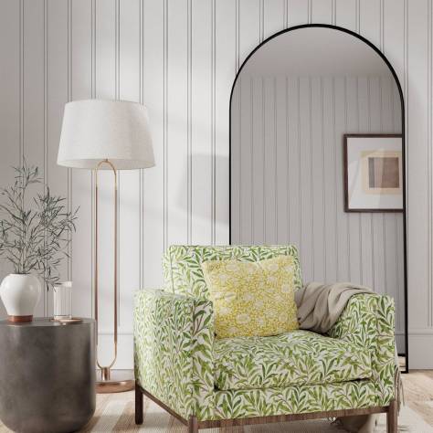 William Morris & Co Simply Morris Fabrics Willow Bough Fabric - Leaf Green - MSIM226894