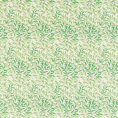 William Morris & Co Simply Morris Fabrics Willow Bough Fabric - Leaf Green - MSIM226894 - Image 1