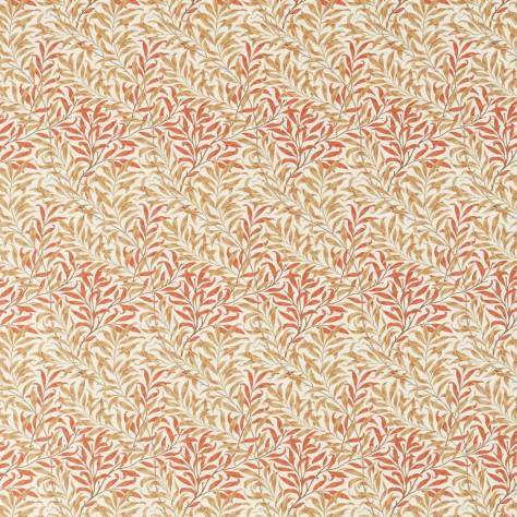 William Morris & Co Simply Morris Fabrics Willow Bough Fabric - Russet/Ochre - MSIM226895