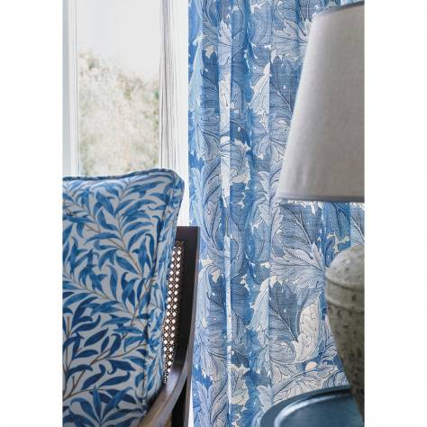 William Morris & Co Simply Morris Fabrics Acanthus Fabric - Woad - MSIM226897 - Image 2