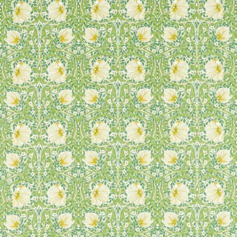 William Morris & Co Simply Morris Fabrics Pimpernel Fabric - Weld/Leaf Green - MSIM226898
