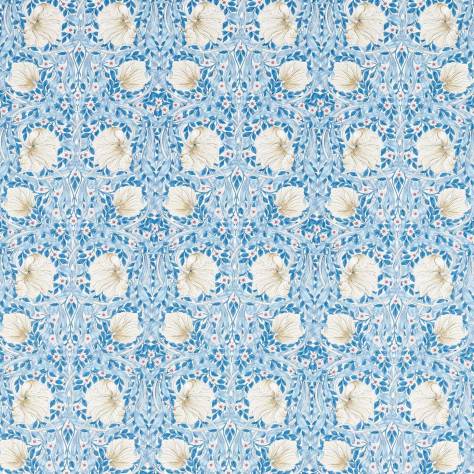 William Morris & Co Simply Morris Fabrics Pimpernel Fabric - Woad - MSIM226901