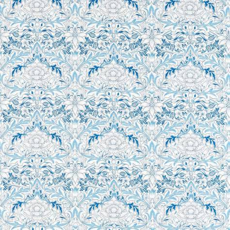 William Morris & Co Simply Morris Fabrics Simpy Severn Fabric - Woad - MSIM226902 - Image 1