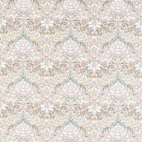 William Morris & Co Simply Morris Fabrics Simpy Severn Fabric - Cochineal/Willow - MSIM226904 - Image 1