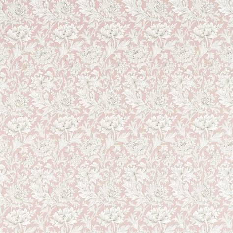 William Morris & Co Simply Morris Fabrics Chrysanthemum Toile Fabric - Cochineal Pink - MSIM226910