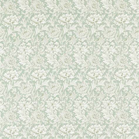 William Morris & Co Simply Morris Fabrics Chrysanthemum Toile Fabric - Willow - MSIM226911 - Image 1