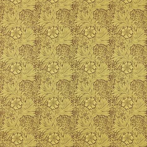 William Morris & Co Ben Pentreath Cornubia Fabrics Marigold Fabric - Summer Yellow/Chocolate - MCOP226983 - Image 1