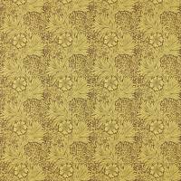 Marigold Fabric - Summer Yellow/Chocolate