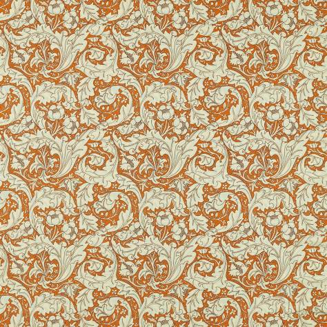 William Morris & Co Ben Pentreath Cornubia Fabrics Bachelors Button Fabric - Burnt Orange/Sky - MCOP226987