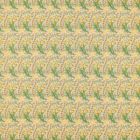 William Morris & Co Ben Pentreath Cornubia Fabrics Daffodil Fabric - Pink/Leaf Green - MCOP226992 - Image 1