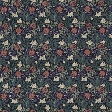 William Morris & Co Compendium I & II Fabrics Compton Fabric - Indigo/Green - DJA196202 - Image 1