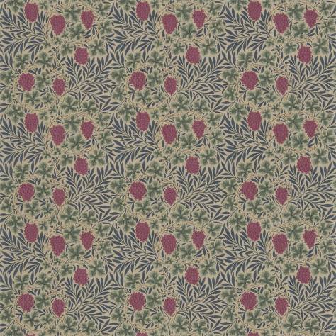 William Morris & Co Compendium I & II Fabrics Vine Fabric - Russet/Heather - DMC1VN201