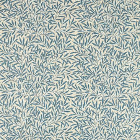 William Morris & Co Emery Walkers House Fabrics Emerys Willow Fabric - Woad Blue - MEWF227019 - Image 1