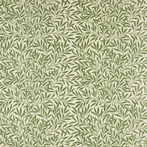 William Morris & Co Emery Walkers House Fabrics Emerys Willow Fabric - Leaf Green - MEWF227020 - Image 1