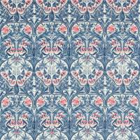 Bluebell Fabric - Indigo/Rose