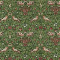 Bird Tapestry Fabric - Tump Green