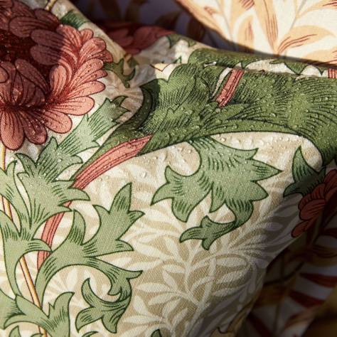 William Morris & Co Outdoor Performance Fabrics Chrysanthemum Fabric - Russet - MAMB227100 - Image 3