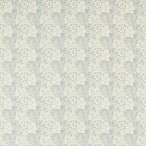 William Morris & Co Outdoor Performance Fabrics Marigold Fabric - Mineral Blue - MAMB227102 - Image 1