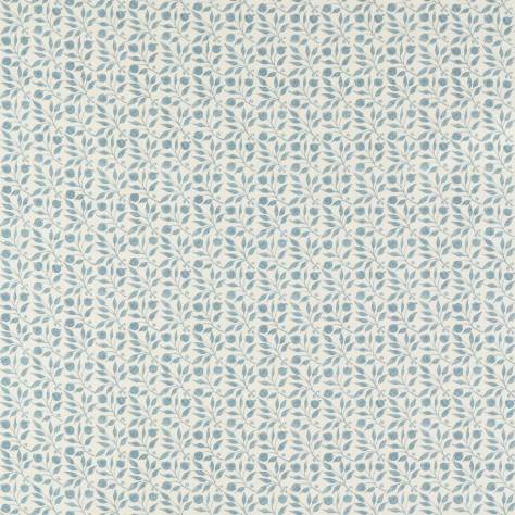 William Morris & Co Outdoor Performance Fabrics Rosehip Fabric - Mineral Blue - MAMB227108
