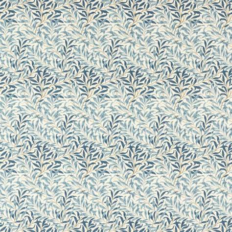 William Morris & Co Outdoor Performance Fabrics Willow Bough Fabric - Indigo - MAMB227111 - Image 1