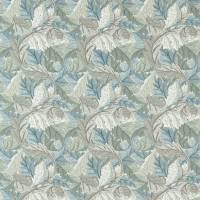 Acanthus Fabric - Mineral Blue/Linen
