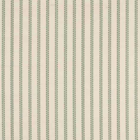 William Morris & Co Outdoor Performance Fabrics Holland Park Stripe Fabric - Sage/Linen - MAMB227118