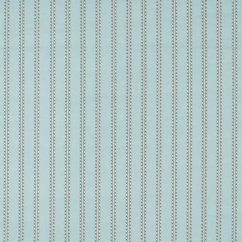 William Morris & Co Outdoor Performance Fabrics Holland Park Stripe Fabric - Mineral Blue - MAMB227120 - Image 1