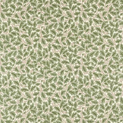 William Morris & Co Outdoor Performance Fabrics Oak Fabric - Sage Green - MAMB227121 - Image 1