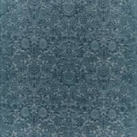Sunflower Caffoy Velvet Fabric - Webbs Blue