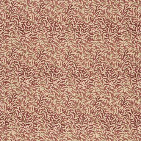 William Morris & Co Compendium III Fabrics Willow Boughs Fabric - Biscuit/Terracotta - DMFPWB208