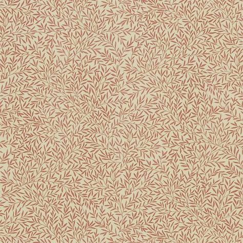 William Morris & Co Volume V Prints Fabrics Lily Leaf Fabric - Red - DMCOLI202 - Image 1