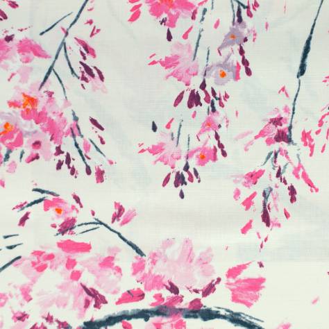 Designers Guild Shanghai Garden Fabrics Plum Blossom Fabric - Peony - F2293/02