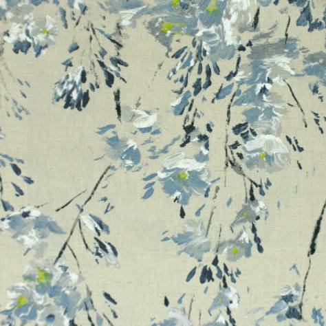 Designers Guild Shanghai Garden Fabrics Plum Blossom Fabric - Graphite - F2293/04 - Image 1