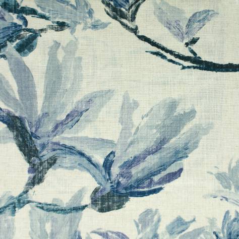 Designers Guild Shanghai Garden Fabrics Shangri-La Lino Fabric - Graphite - F2304/01