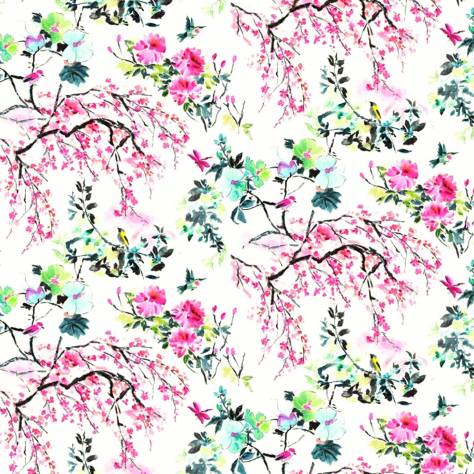 Designers Guild Palasari Fabrics Chinoiserie Flower Outdoor Fabric - Peony - FDG2672/01 - Image 1