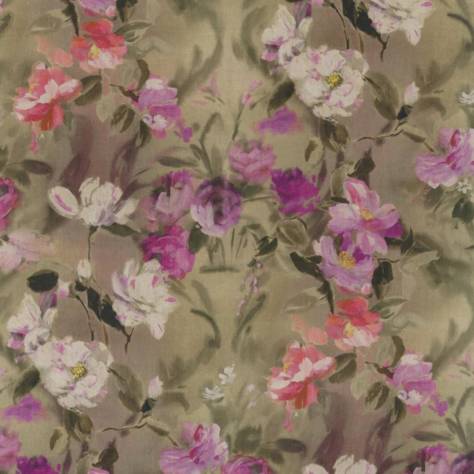 Designers Guild Tulipa Stellata Fabric Damask Flower Fabric - Damson - FDG2750/01 - Image 1