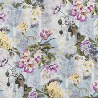 Delft Flower Fabric - Sky