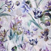 Tulipa Stellata Fabric - Violet