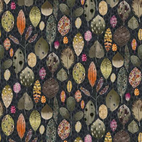 Designers Guild Jaipur Fabrics Tulsi Fabric - Aubergine - FDG2819/01