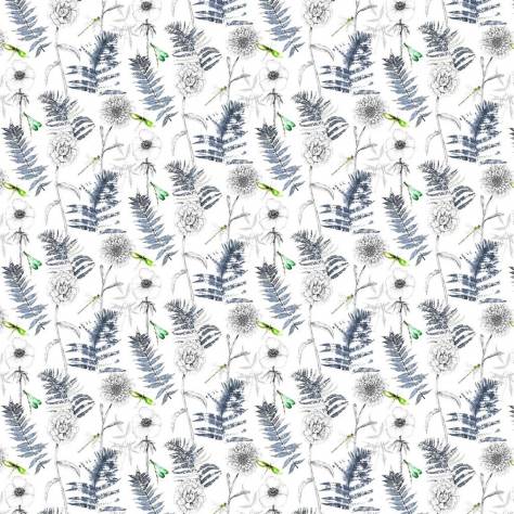 Designers Guild Palme Botanique Fabrics Acanthus Outdoor Fabric - Indigo - FDG2878/01 - Image 1