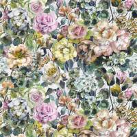 Grandiflora Rose Fabric - Dusk