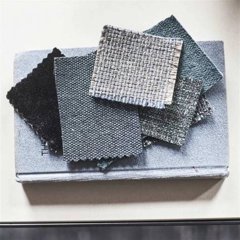 Designers Guild Mineral Weaves Fabrics Berrier Fabric - Navy - FDG2736/02