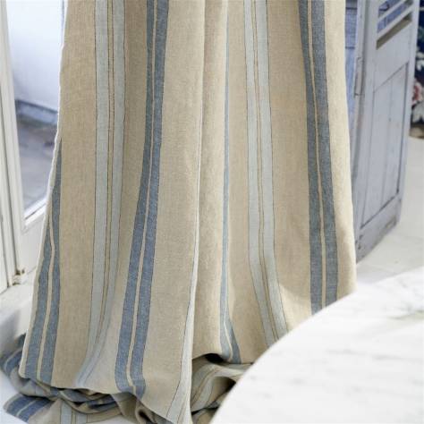 Designers Guild Brera Striato Fabrics Strada Fabric - Natural - FDG3033/02