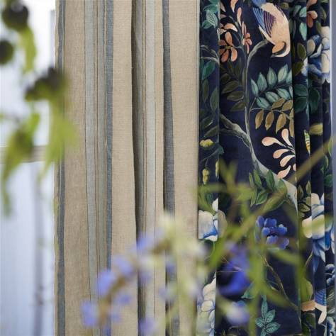 Designers Guild Brera Striato Fabrics Strada Fabric - Smoke - FDG3033/03 - Image 3