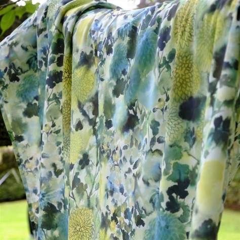 Designers Guild Savine Outdoor Fabrics Japonaiserie Outdoor Fabric - Azure - FDG3044/01 - Image 2