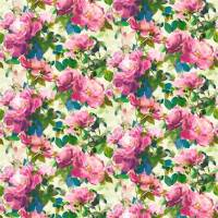 Thelmas Garden Fabric - Fuchsia