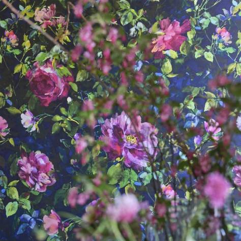 Designers Guild Tapestry Flower Prints & Panels Gertrude Rose Fabric - Fuchsia - FDG3058/01 - Image 4