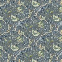Suffolk Garden Fabric - Slate Blue