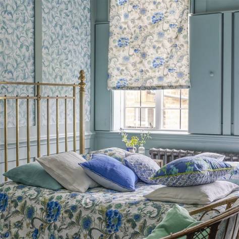 Designers Guild Heritage Prints Fabrics Piccadilly Park Fabric - Woad - FEH0007/03 - Image 3