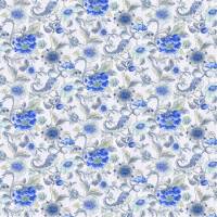 Piccadilly Park Fabric - Woad